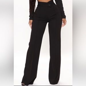 Fashion nova black dress pants